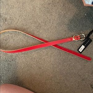 Red Skinny Belt